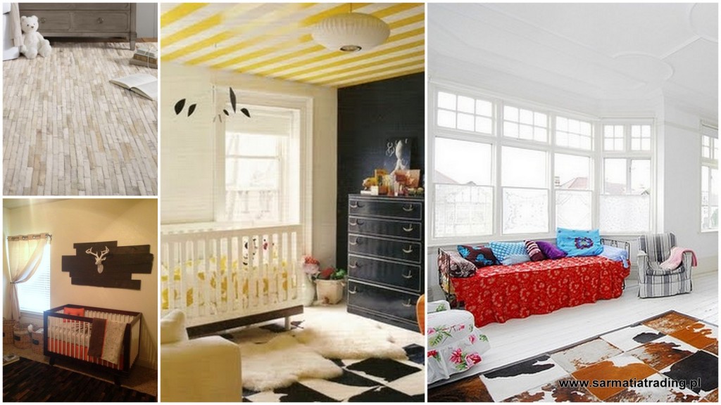 patchwork skóra pokój dziecięcy