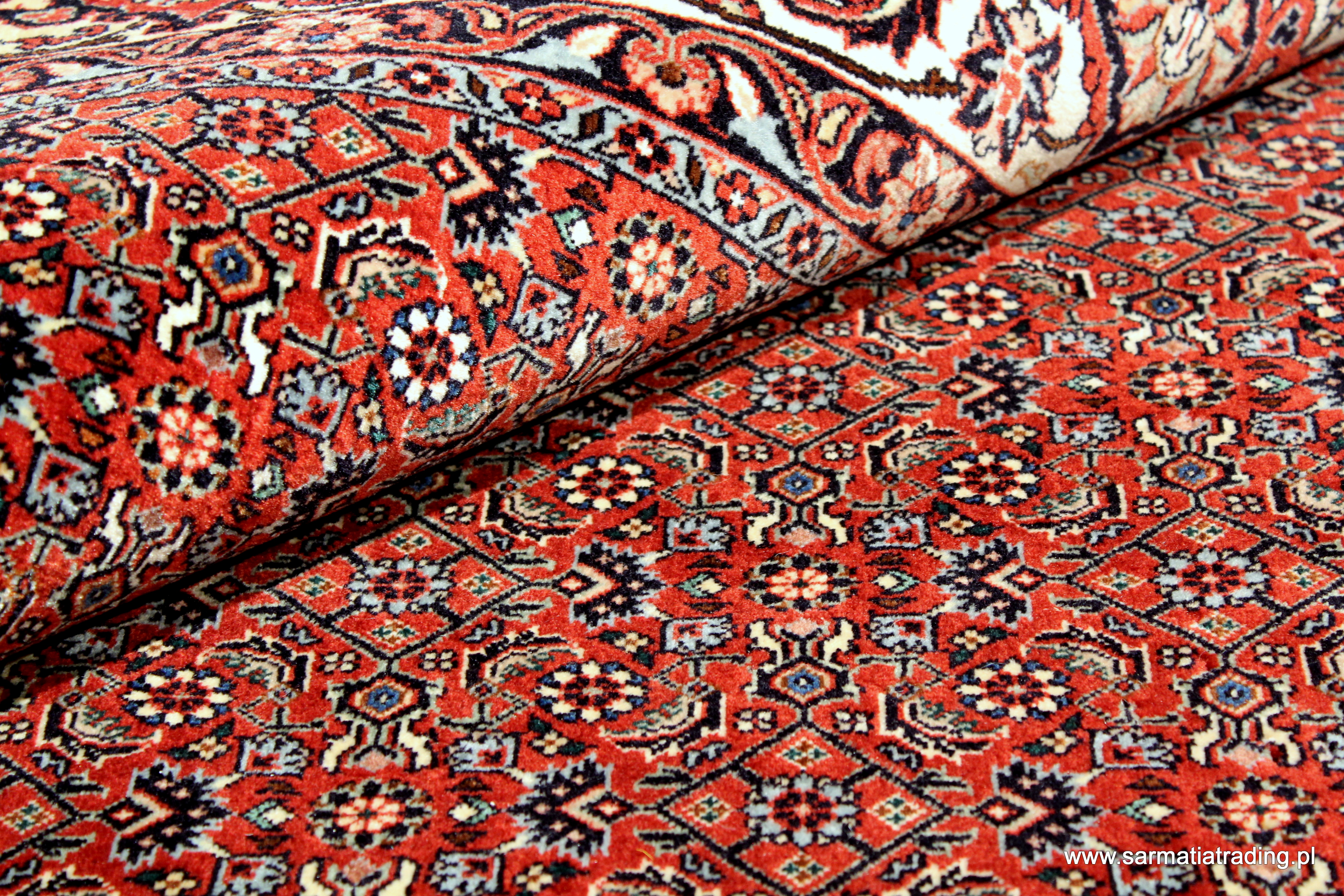 Dywan wełniany, ręcznie tkany Bidjar. Iran. 204x210cm